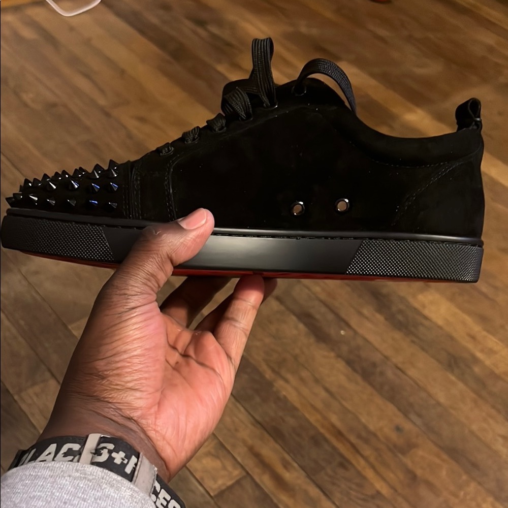 Black Studded Men's Shoe